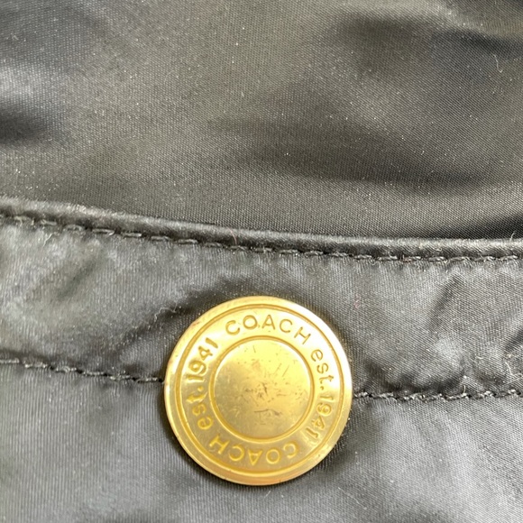 Original COACH Vintage Bag boho style. Black and turquoise. - Picture 9 of 10